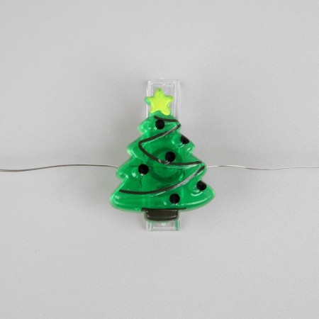 Garland “thread” 2 m Rosa with nozzles “clothespins”, IP20, silver thread, 20 LED, glow warm white, AAX2-4