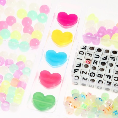 Set for creativity "Create your decoration", luminous beads-4