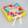 Gift-bearing box folding, packaging, “Happy Birthday!”, 20 x 18 x 5 cm