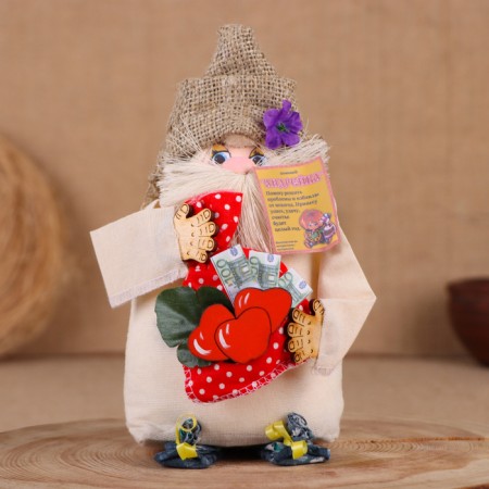 Orak-Domova "Andreika with a bag", 19x15x15 cm, mix-5