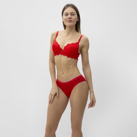 Women's panties, red color, size 44 (m)