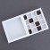 Box for sweets, white, 17.5 x 17.5 x 4 cm