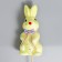 Decor on the stick "Rabbit - confetti, with a bow" mix 15 cm