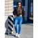 Women's ISEE pants, size 42-44, blue color
