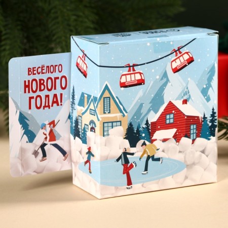 Gift set “Dive into Happiness”: Marshmallow, taste: Pimbir, 50 g, hot chocolate, taste: nut, 75 g (25 g 3 pcs).-5