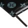 PROVING NACKEND, 80 sheets, 100x170 mm, Devente.selena, solid cover to leatherette with foam, clica, liesse, block 70%, black