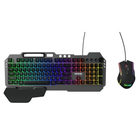 Keyboard + Mouse Rickle 700GMK Claw: Black Mouse: Black USB Multimedia LED (1533156)