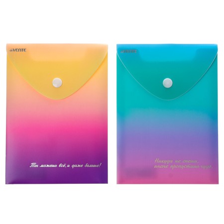 The convert folder on the A6-, 157 x 115mm, 180MKM, Devente Degrade, Foil embossed, 3071323, mix
