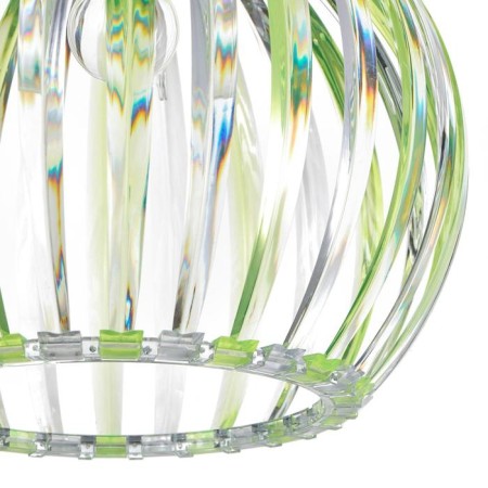 Lamp Bayerlux 7330/1, 1he27 15W, green/transparent 31x24+60 cm-4