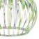 Lamp Bayerlux 7330/1, 1he27 15W, green/transparent 31x24+60 cm