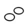 Sealing Ring "STM" SRPA0012-02, 1/2 ", D = 17x22 mm, for Americans, rubber, 2 pcs.
