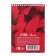 Notepad A5, 40 sheets in a cage on the crest of the "petals", the cover coated cardboard, matte lamination, selective UV-lame, offset block