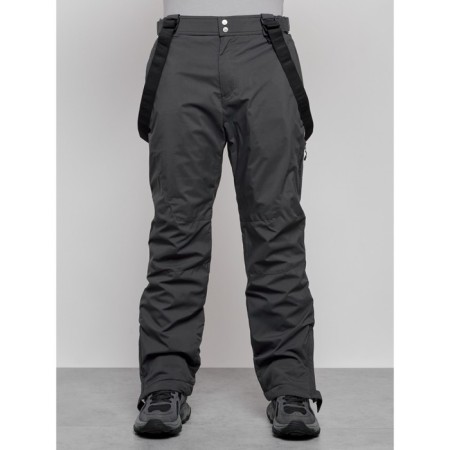 Semi-combinezone ski insulated male winter, size 54, dark gray color-9