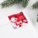New Year. Magnetic bookmarks in the postcard "Mail Santa Claus", 4 pcs