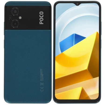Smartphone Xiaomi Poco M5 NFC RU, 6.58 ’’, IPS, 4 GB, 128 GB, 50 megapixels, 5 megapixels, 5000 mm, green