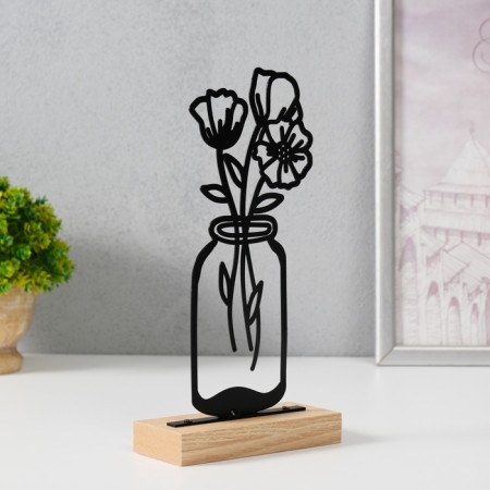 Metal souvenir "Beltened Bank" Black 5x11.5x22 cm-2