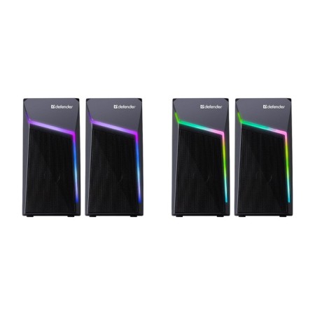 Computer speakers 2.0 Defender Stellar, 2x3, 3.5 mm, black-3