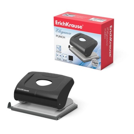 Erichkrause Elegance Punch, up to 20 sheets, a puncture diameter of 5.5 mm, the distance between the punctures is 80 mm, mix