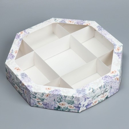 Confectionery box, packaging, “with love”, 29 x 29 x 5 cm