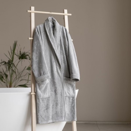 Tao robe, size l, color gray-4
