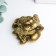 NECSK Polystone Bronze "Toad on ingots" 4x3.5x3.5 cm