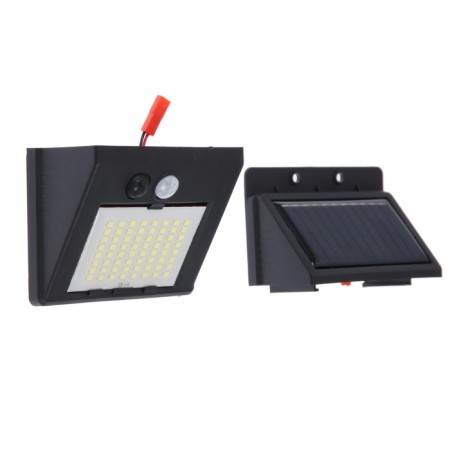 Garden lamp on a sunny battery with a motion sensor, invoice, 9.5 × 13 × 5 cm, 64 LED, glow white-2