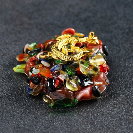 Magnet "Lizard", from Galted Stones-1
