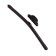 The wiper brush Cartage 14/350 mm, frameless, double canvas