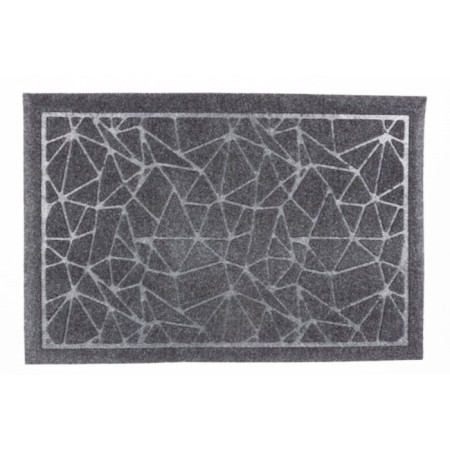 Moisture rug -sleeping "PROT", 40X60 cm, drawing geometry gray