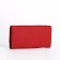 Women's wallet on the button, burgundy color