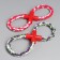 Toy training cable "eight", up to 27 cm, 110-130 gr, mix of flowers