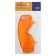 Glasses protective tundra, orange, open type, shockproof material