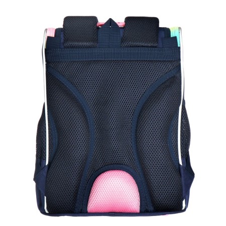 School standard, 33 x 25 x 13 cm, Grizzly, + bag for shoes, plush, blue-5