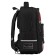 School backpack 40 x 30 x 19 cm, ergonomic back, Bruno VisConti 12-002 + Penal, Football, Black