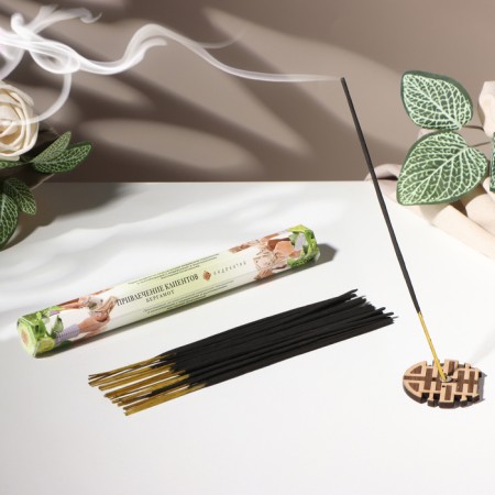 Incense "attracting customers", 20 sticks in packaging, hexagon