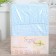 Silent on the elastic band ATRA 180x200x20, Vichi blue calico 120g/m, HL100%