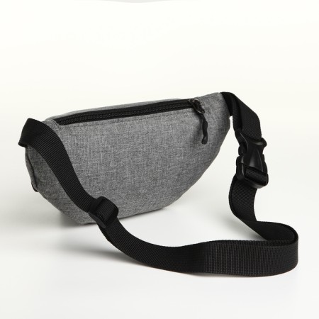 Waist bag, 23*8*11 cm, lightning department, 2 n/pocket, gray-3