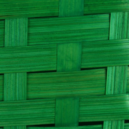 Wicker basket, d14x13xh6.5x11x20 cm, green, bamboo-4