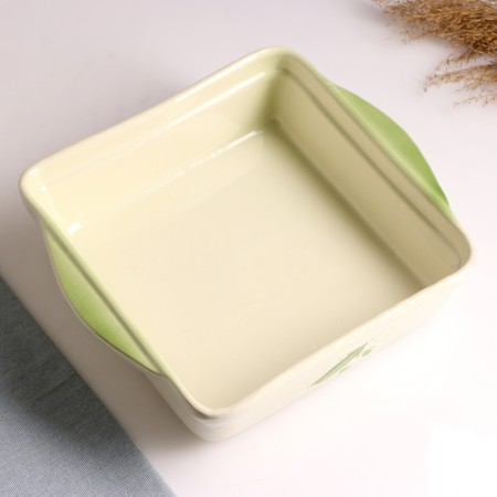 Baking capacity "Tetra with handles" 2.5l / 29x24x9cm, peas-3