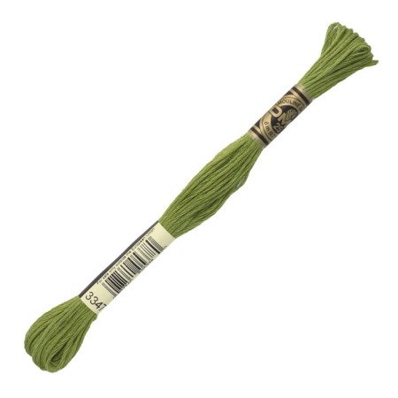 The threads of the DMC 117 (3347), 12 pcs. packaged