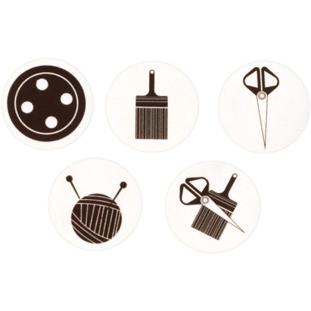 Stickers for gifts and flowers “The most necessary”, 2 x 2 cm, roll 250 pcs.
