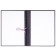 A4, boumville, scallop/suture, (without paper) Black 10VR001 folder