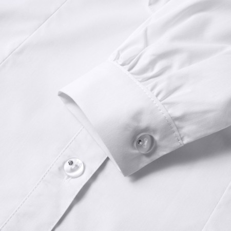 Blouse for girls, white color, height 128 cm-2