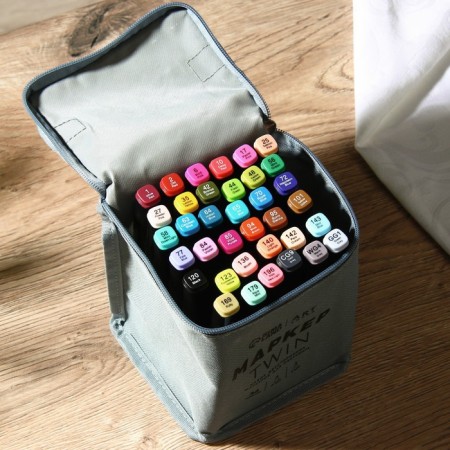 MARKERS for sketching 2 third-party, 36 colors Main Colors, warm-1