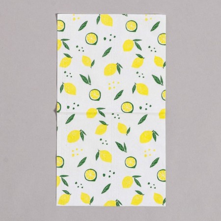 Paper Napkins "Lemon", 60 pcs in a bag, 3 layers-7