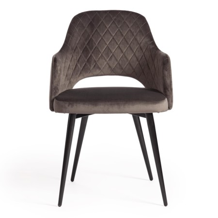 Valkyria Mod chair. 711 fabric/metal, 55x55x80cm, dark gray 14/black-4