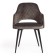 Valkyria Mod chair. 711 fabric/metal, 55x55x80cm, dark gray 14/black