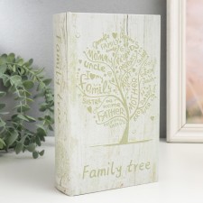 Safe-book wood to the leatherette 