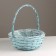 Wicker basket, 32x13xh36 cm, green, willow