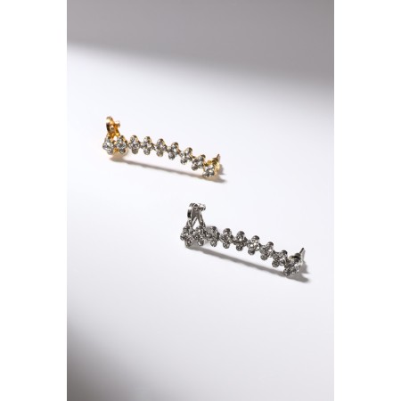 Earring "Kaff" path, color mix-3